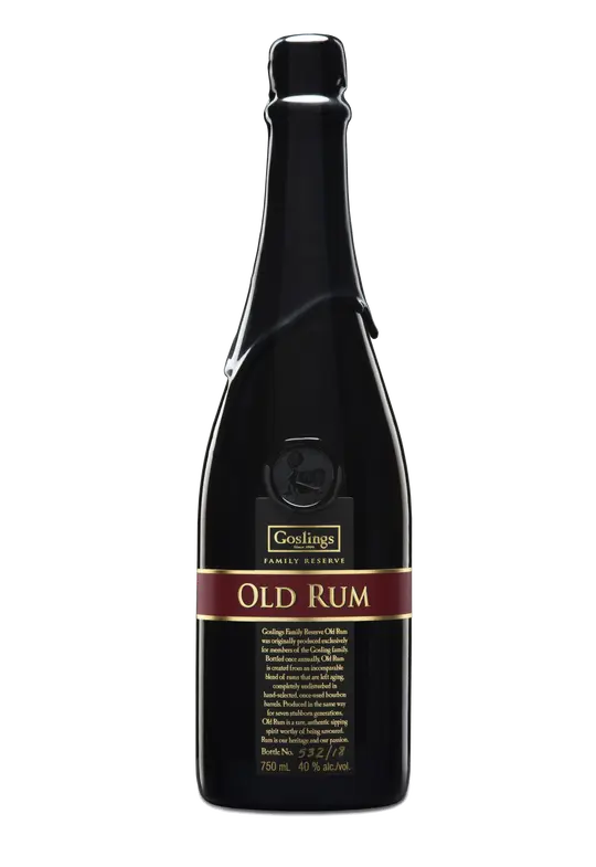 Bottle of Goslings Old Rum