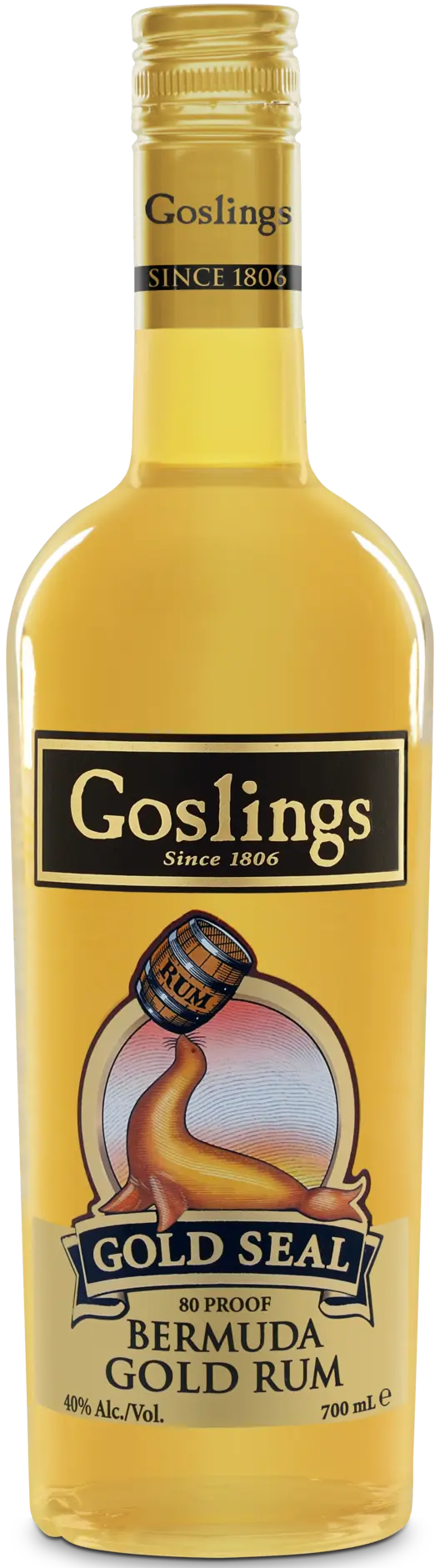 Flasche Goslings Gold Seal Rum