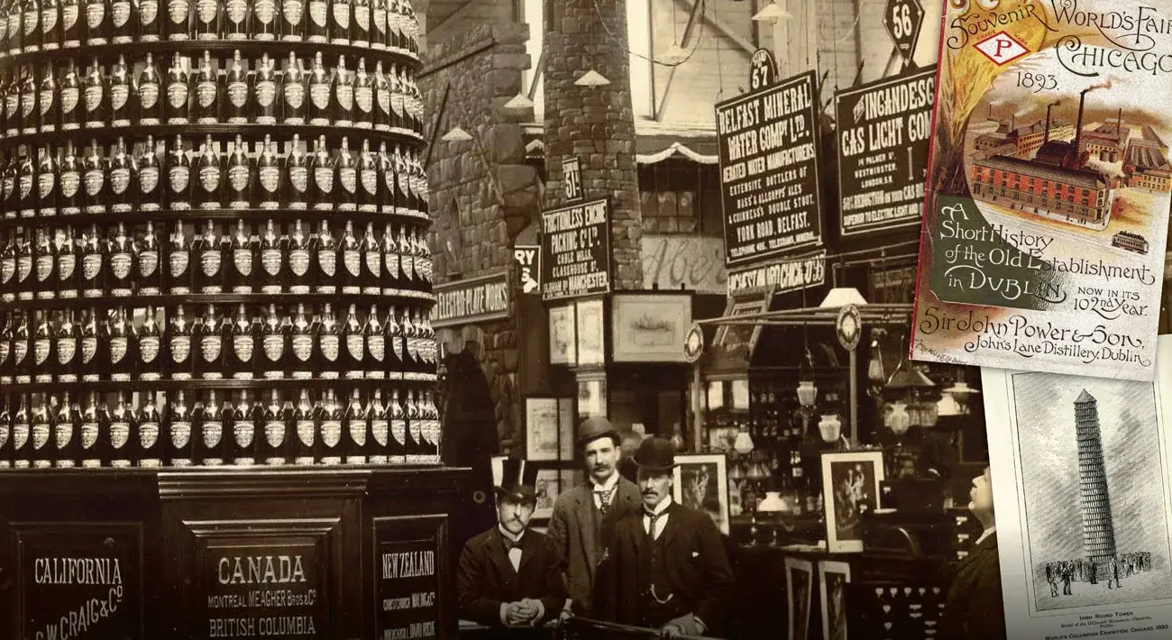 Historic photo from the Powers warehouse in Dublin